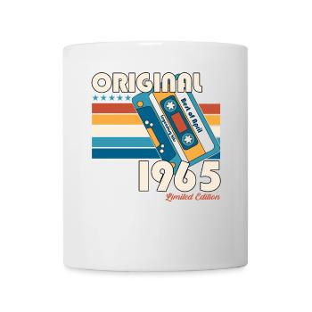 60th Birthday Cassette April Vintage 1965 - Mug - white - Front
