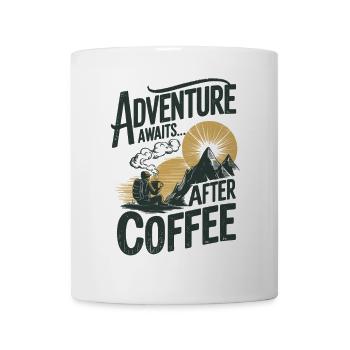 Coffee & Mountains – Retro Outdoor Shirt - Mug - white - Front