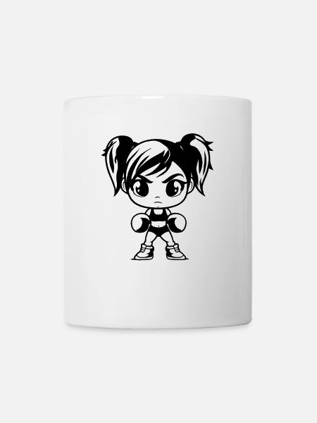Boxerin - Tasse - Weiß