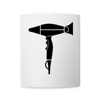 Hair dryer - Mug - white - Front
