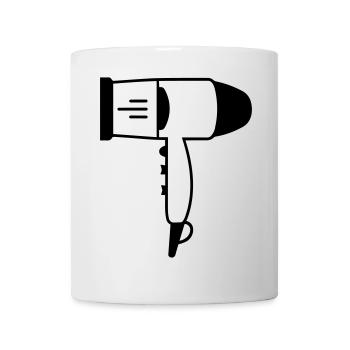 Hair dryer - Mug - white - Front