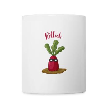 Heute Rettich die Welt - Tasse - Weiß - Vorne