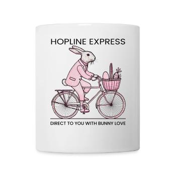 Easter HOPLINE EXPRESS Retro Bunny - Mug - white - Front