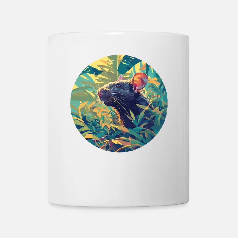 Ratten Ratte - Tasse - Weiß