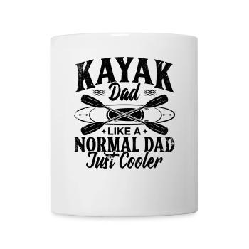Kayak Dad like a normal Dad just cooler - Kayaking - Mug - white - Front