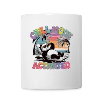 Chilling Panda in Vacation Mode - Mug - white - Front