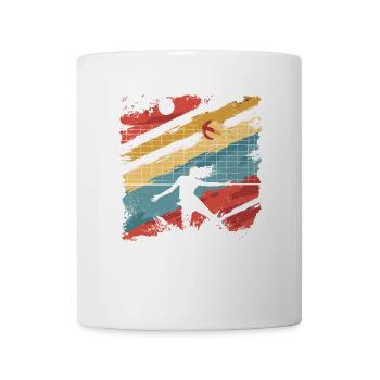 Volley-ball vintage - Mug blanc - blanc - Devant