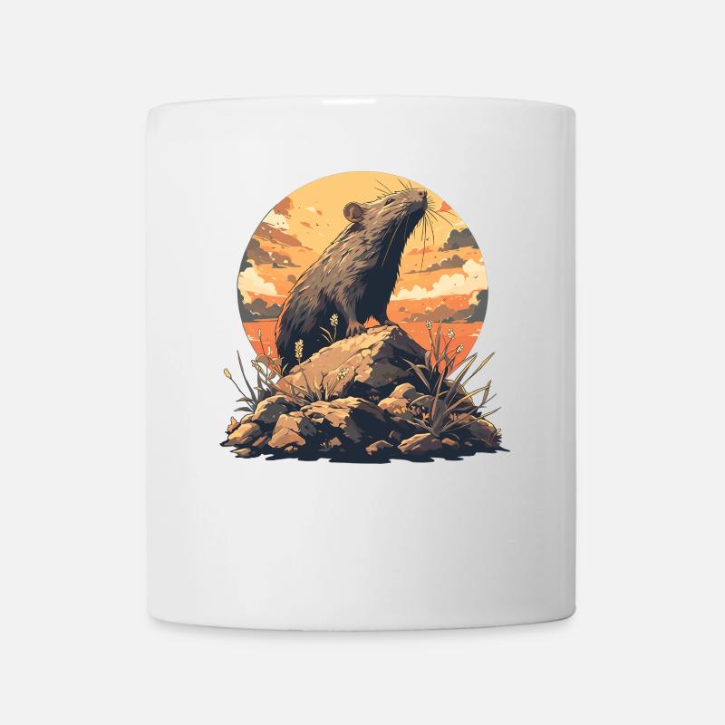 Ratten Ratte - Tasse - Weiß