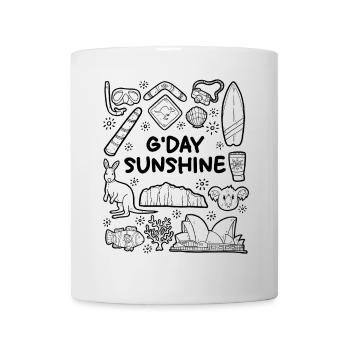 G'day Sunshine - Tasse - Weiß - Vorne
