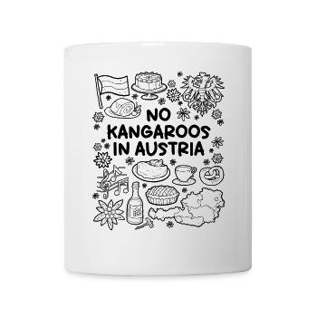 No kangaroos in Austria - Mug - white - Front