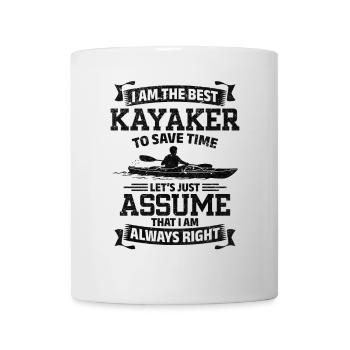 Watersports Kayaking - I am the best Kayaker - Tasse - Weiß - Vorne