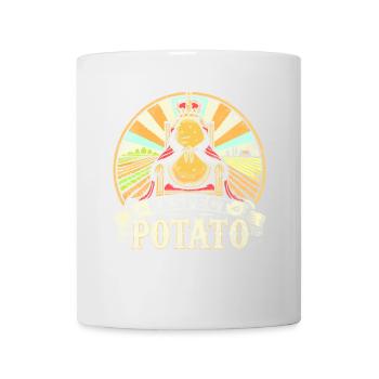 Die Kartoffel respektieren - Tasse - Weiß - Vorne