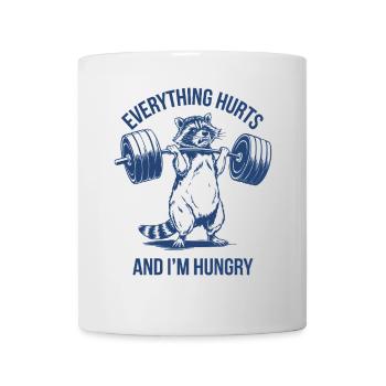 Gym Sport Haltérophilie Raton laveur - Mug blanc - blanc - Devant