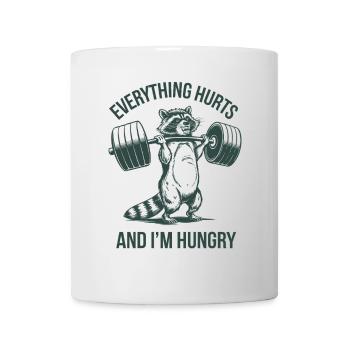 Fitness Gym Sport Haltérophilie Raton laveur Humour - Mug blanc - blanc - Devant