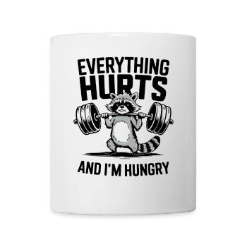 Fitness Gym Sport Haltérophilie - Tout fait mal - Mug blanc - blanc - Devant