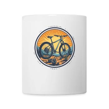 Radfahrer - Tasse - Weiß - Vorne