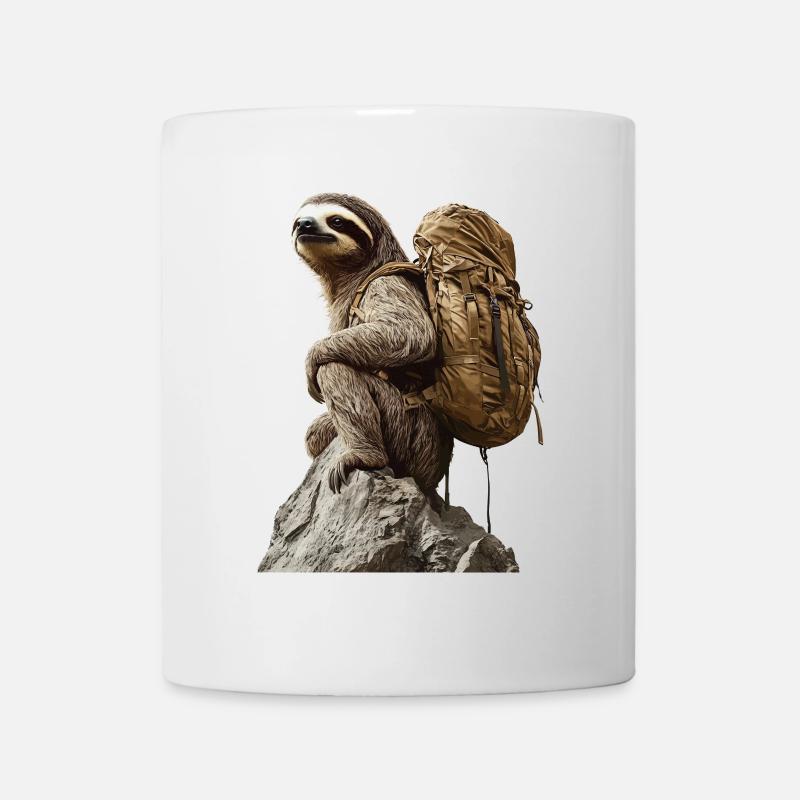 Faultier - Tasse - Weiß
