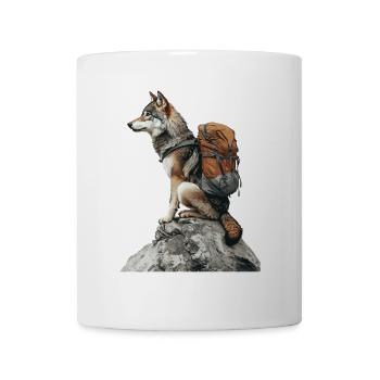 Wolf - Tasse - Weiß - Vorne
