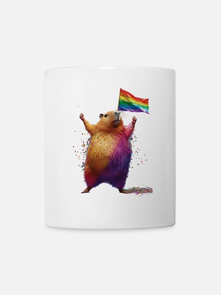 Wasserschwein - Tasse - Weiß