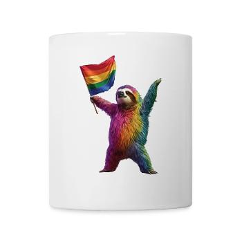 Faultier - Tasse - Weiß - Vorne