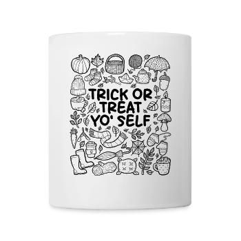 Trick or Treat Yo' Self – Halloween Fun - Mug - white - Front
