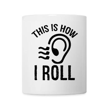 c’est comme ça que je roule l’audiologie - Mug blanc - blanc - Devant