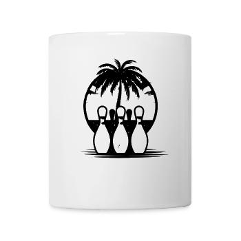 Bowling - Tasse - Weiß - Vorne