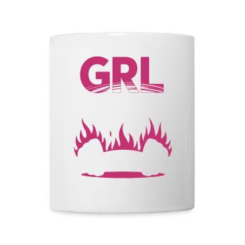 Women Power GRL PWR Girl Patriarchy Feminism - Mug - white - Front
