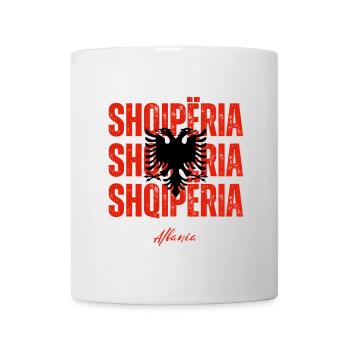 Albanian pride, Albanian flag - Mug - white - Front