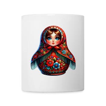 Fille russe ! Matriochka Russe pour Russes - Mug blanc - blanc - Devant