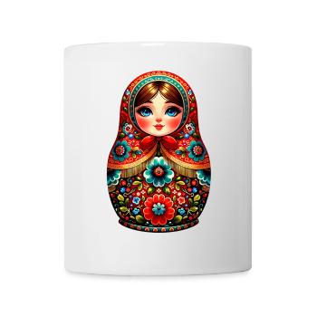 Fille russe ! Matriochka Russe pour Russes - Mug blanc - blanc - Devant