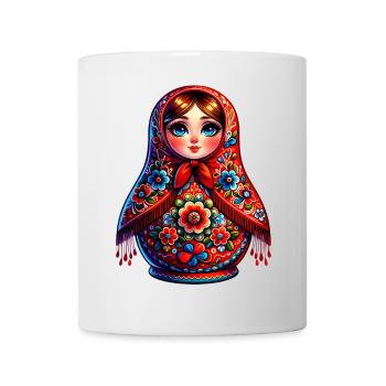 Fille russe ! Matriochka Russe pour Russes - Mug blanc - blanc - Devant