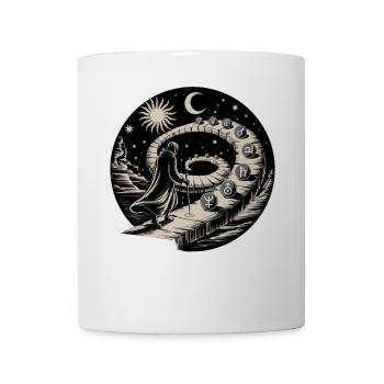 Alchemist's Spiral Path Symbol Art - Mug - white - Front