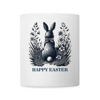 Easter Bunny Retro Vintage Aesthetics Happy Easter - Mug - white - Front
