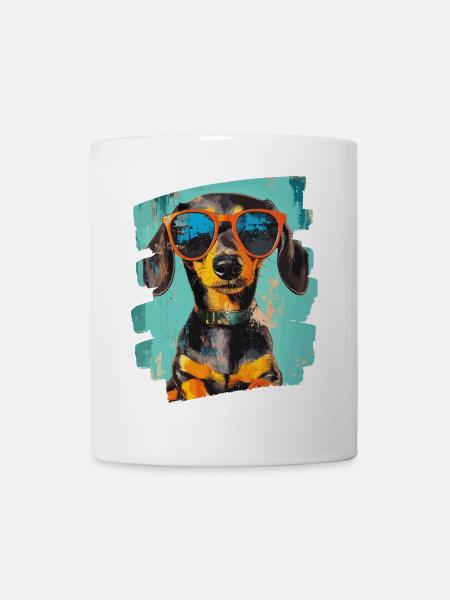 Teckel Dackel - Mug blanc - blanc