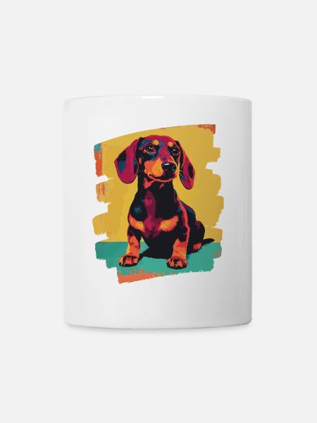 Dackel Dachshund - Tasse - Weiß