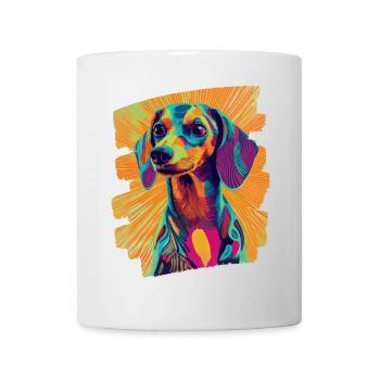 Dackel Dachshund - Tasse - Weiß - Vorne
