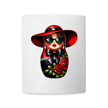 Fille russe ! Matriochka Russe pour Russes - Mug blanc - blanc - Devant