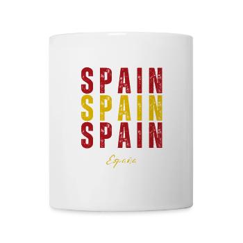 Flagge Spaniens, spanischer Stolz - Tasse - Weiß - Vorne