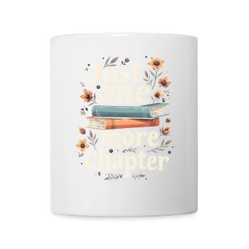 Just One More Chapter Book Reading - Book Lover - Mug blanc - blanc - Devant