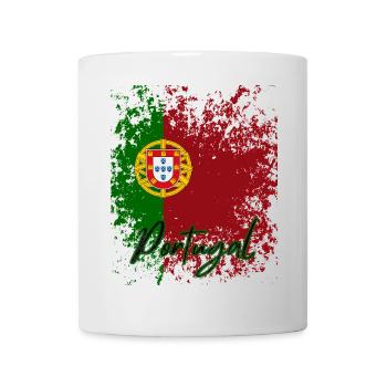 Drapeau du Portugal, fierté portugaise - Mug blanc - blanc - Devant