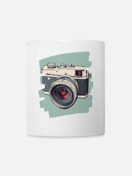 Camera Photo Camera Photographer Female Photographer - Mug - white