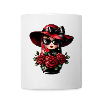 Fille russe ! Matriochka Russe pour Russes - Mug blanc - blanc - Devant