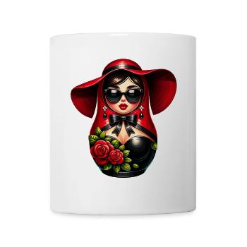 Fille russe ! Matriochka Russe pour Russes - Mug blanc - blanc - Devant