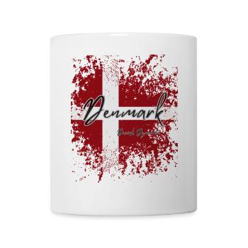 Fierté danoise, fier Danois - Mug blanc - blanc - Devant