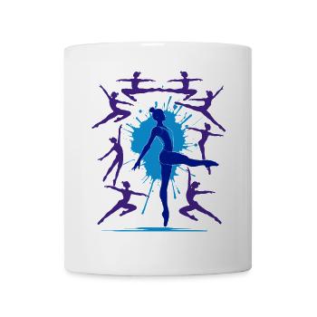 Turnen Turnerin Gymnastik Akrobatik Kunstturnen - Tasse - Weiß - Vorne
