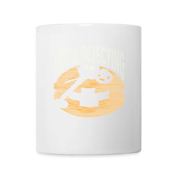 Metalldetektion ist mein Ruhestandsplan - Tasse - Weiß - Vorne