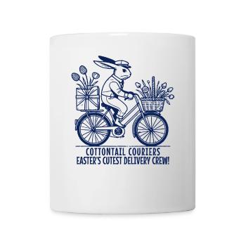 Courrier de Pâques Bunny Retro Delivery Crew - Mug blanc - blanc - Devant