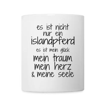 Chevaux islandais Cheval islandais Cadeau islandais Islande - Mug blanc - blanc - Devant