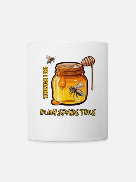 Imker Dingen die ik doe in mijn vrije tijd Grappig cadeau - Mok - wit